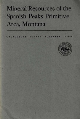 Vintage Montana Geology Books, Publications, Bulletins, Papers - Your Choice