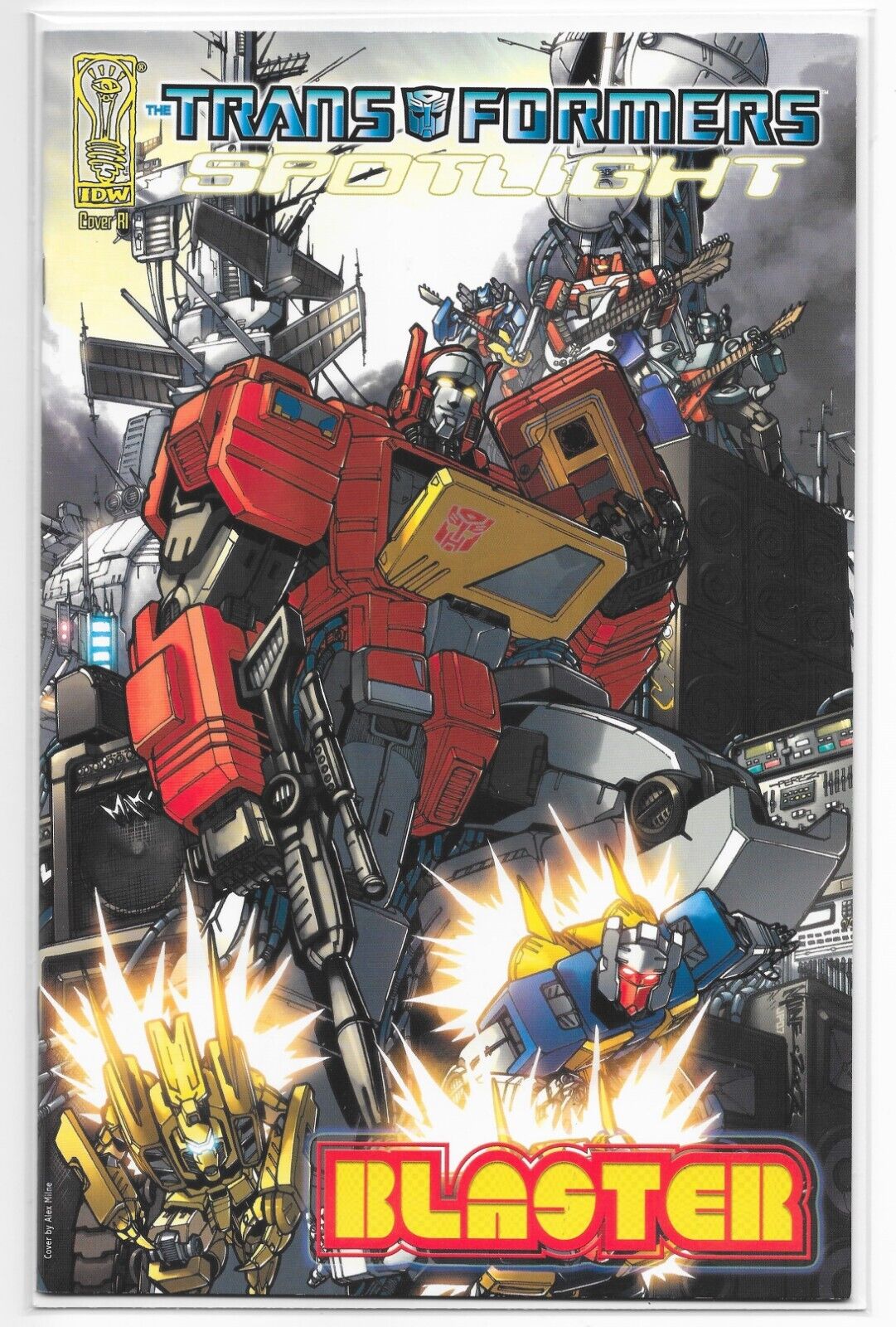 2008 IDW Transformers Spotlight Blaster RI Incentive VARIANT 2008 IDW Transformers Spotlight Blaster RI Incentive VARIANT