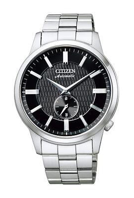 Pre-owned Citizen Collection Mechanical Classical Line Small Second Nk5000-98e Men's Watch