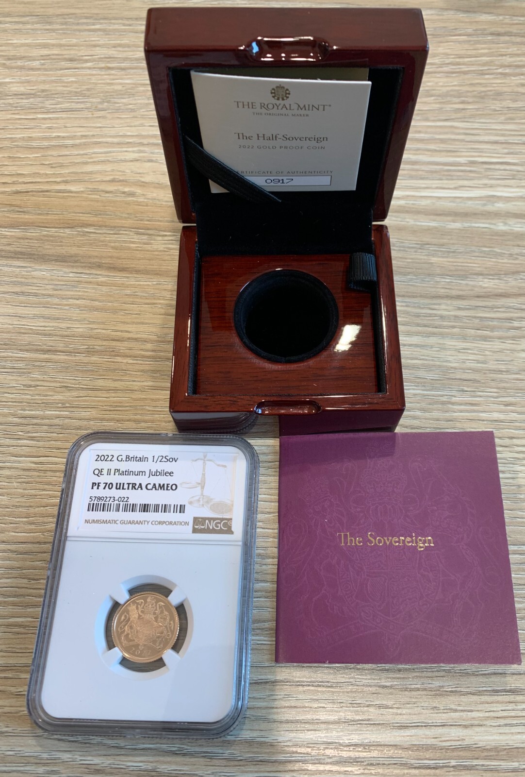 コレクション Half Sovereign 2022 GOLD PROOF COIN 2022 Proof Half Sovereign | Platinum Jubilee Coin
