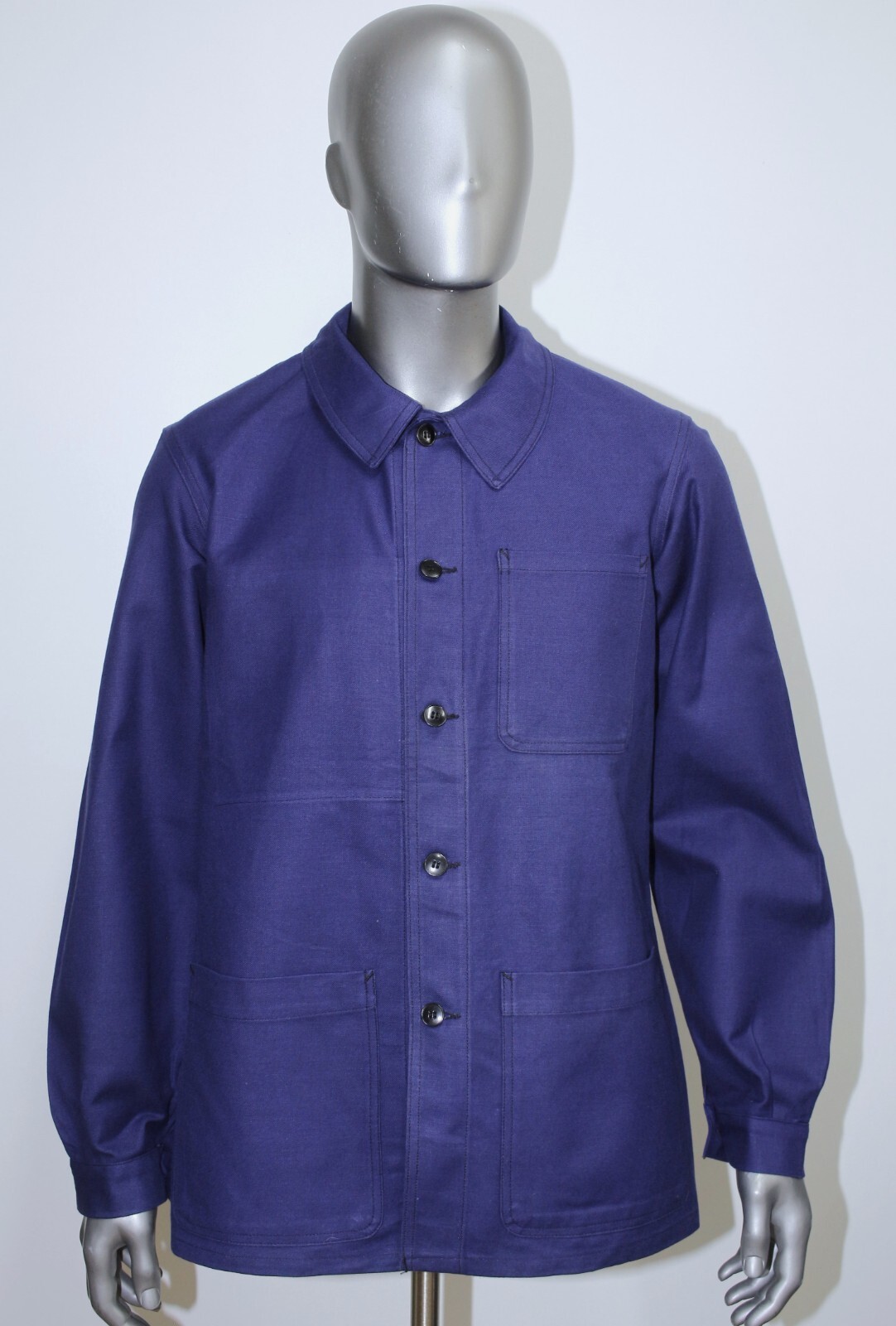 ジャケット・アウター 1950s french work jacket NAVY MILITARY 1950s Navy French Workwear Jacket - Made in England- Navy
