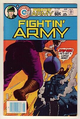Fightin' Army #164 - June 1983 Charlton - war stories - VFn/