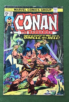 Conan the Barbarian #54 Marvel Comics Bronze Age R E Howard g/vg