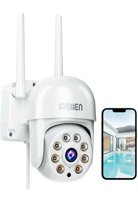 2K Security Camera Outdoor / Indoor - 3MP WiFi Home Security Camera System 360 