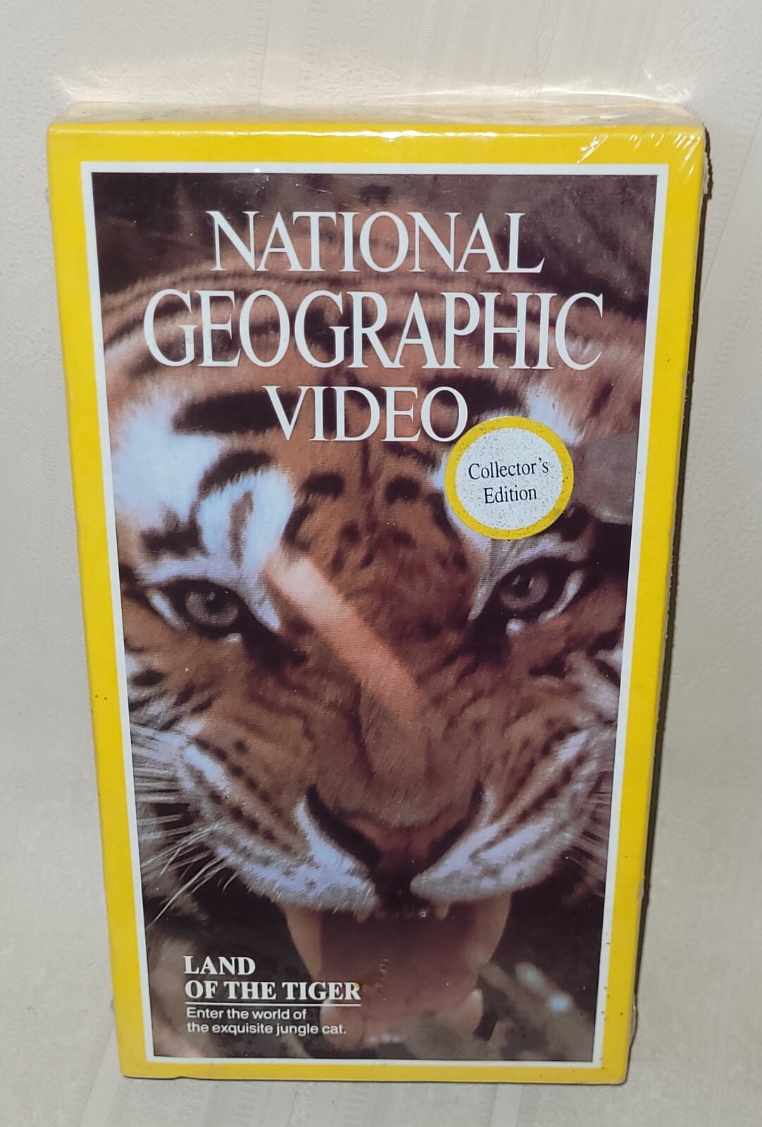 National Geographic Video - Land of the Tiger (VHS) New and