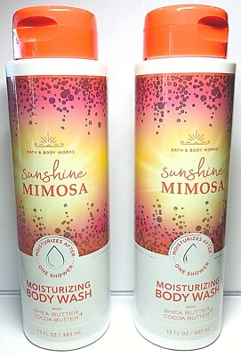*New* SUNSHINE MIMOSA ~ BODY WASH ~ 2PK~ Bath & Body Works ~ SHIPS FREE!