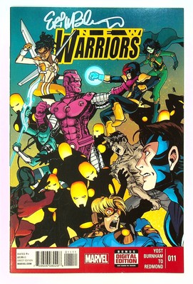 New Warriors #13 Signed by Erik Burnham Marvel Comics