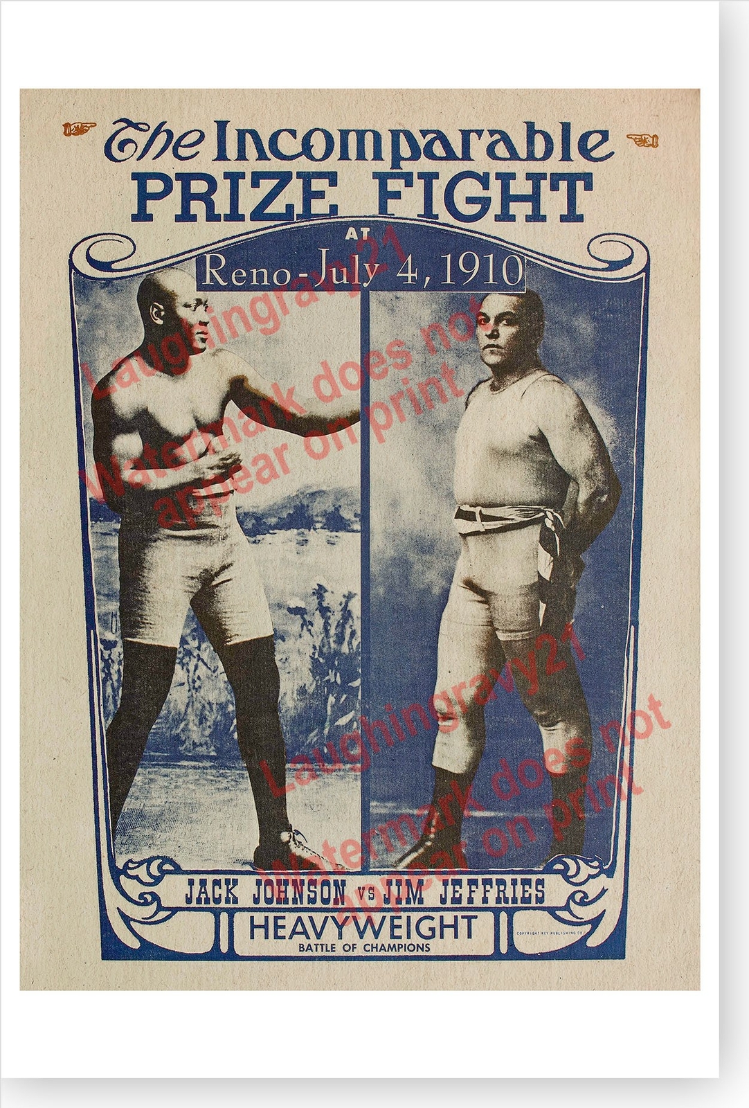 African American historical posters. Jack Johnson #1278