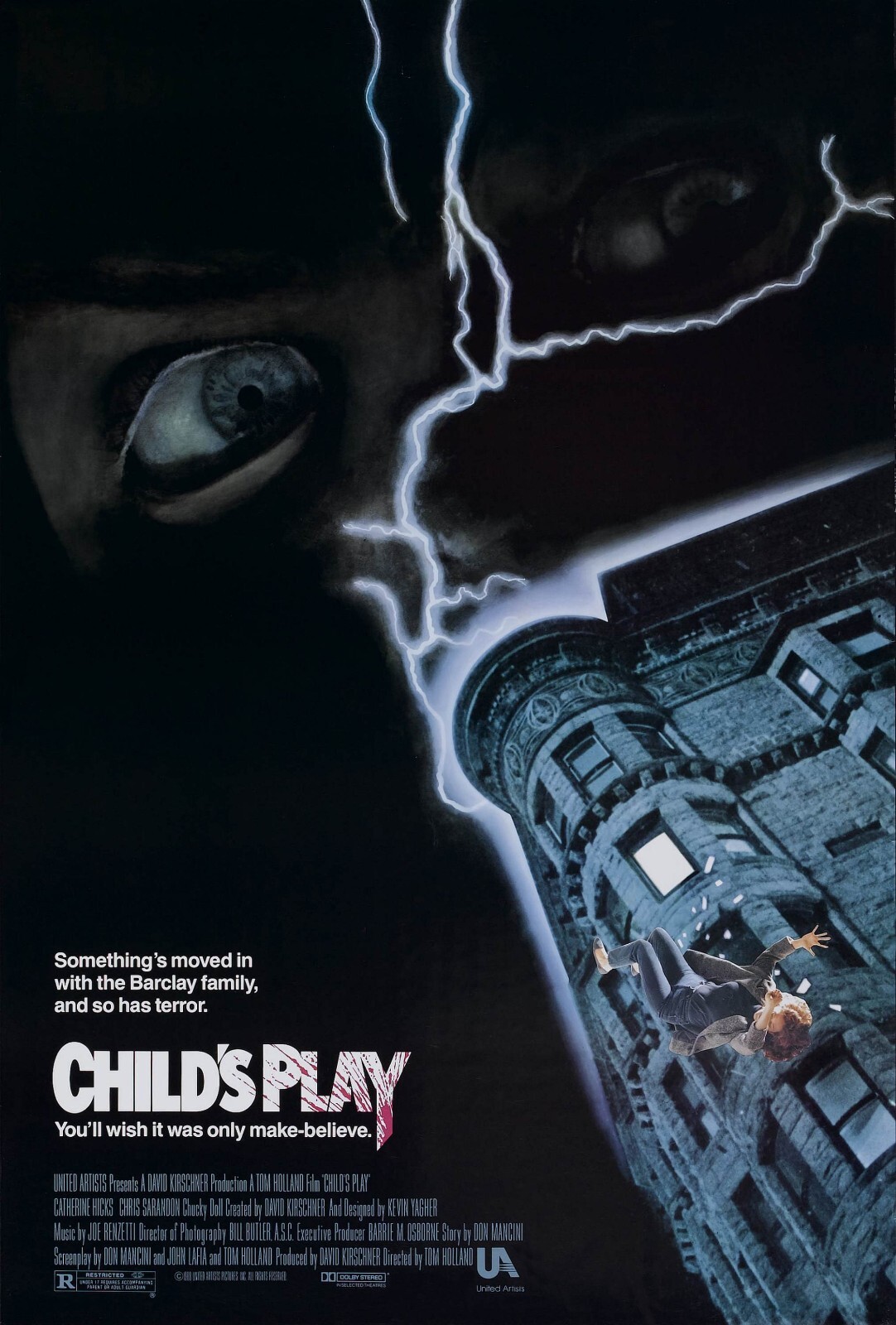 80s Classic Retro Horror Movie Film Posters Poster Print
