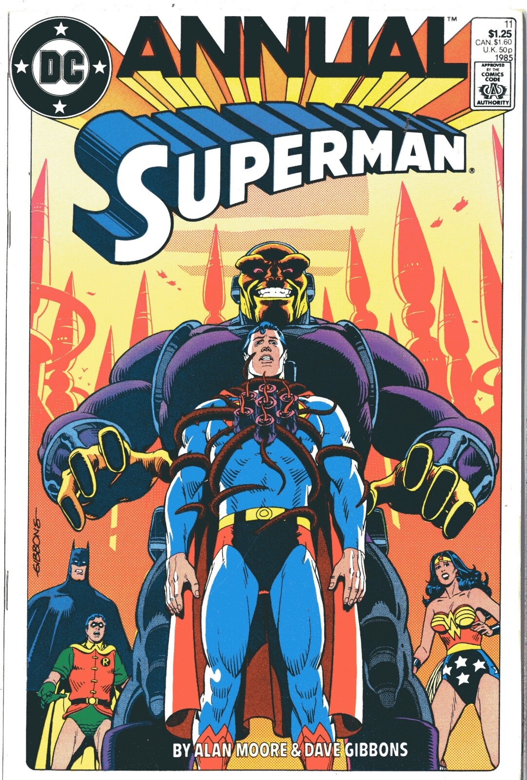 Superman Annual # 11 NEAR MINT- 1985 Alan Moore story Dave