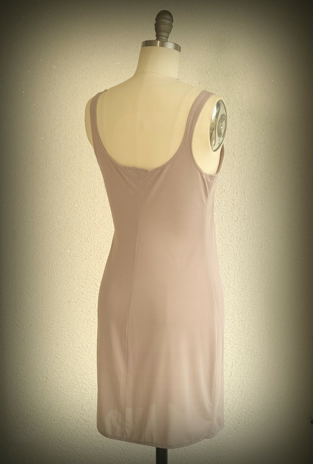 CYNTHIA ROWLEY USA Size 6 VINTAGE 1980s Beige Tunic Slip