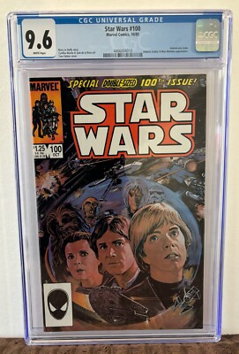 Star Wars #100 CGC 9.6, White Pages, Anniversary Issue 1985