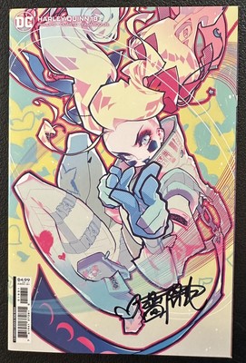 SIGNED HARLEY QUINN #18D INCENTIVE CARD STOCK VARIANT by ROSE BESCH