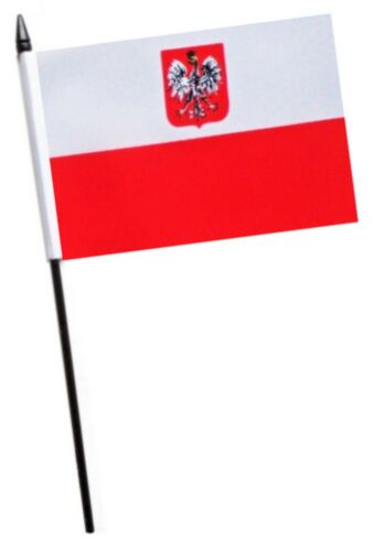 Poland Eagle Small Hand Waving Flag 