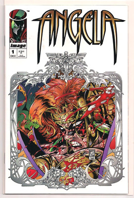Image Comics Angela Issue #1  December 1994 WHITE PAGES Greg Capullo Cover NM