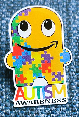 Autism Awareness Amazon Peccy Employee Pin