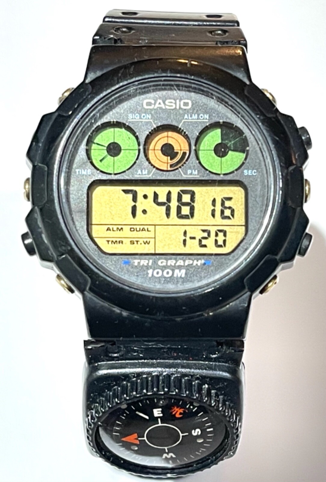 レア Vintage 1990's TRI-10W Casio 腕時計 - 通販 - guianegro.com.br