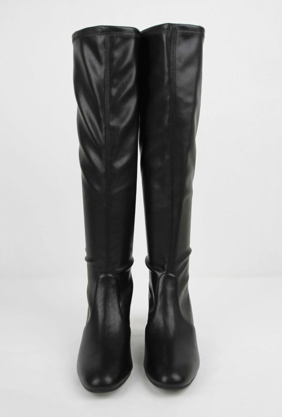 Pre-owned Stuart Weitzman $795  Frannie 60 Black Spp-s-nappa Leather Knee-high Boot