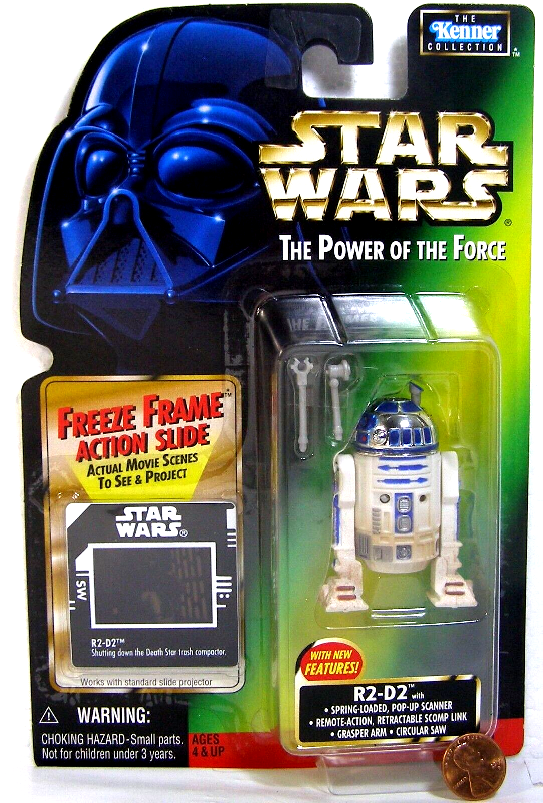 Kenner Action Fig Star Wars Power of the Force R2-D2 w/Features