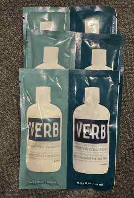 3 Verb Hydrating Shampoo & Conditioner Sample Set .33fl oz (10ml) Each