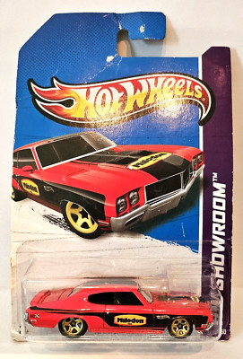 HOT WHEELS HW SHOWROOM 2013 1970 BUICK GSX RED MILODON 1:64 DIECAST