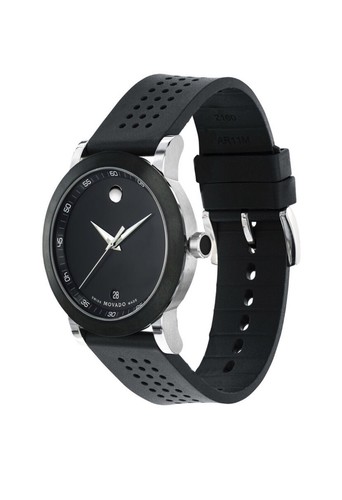 Pre-owned Movado Brand  Men's Museum Sport 42mm Silicone Strap Watch