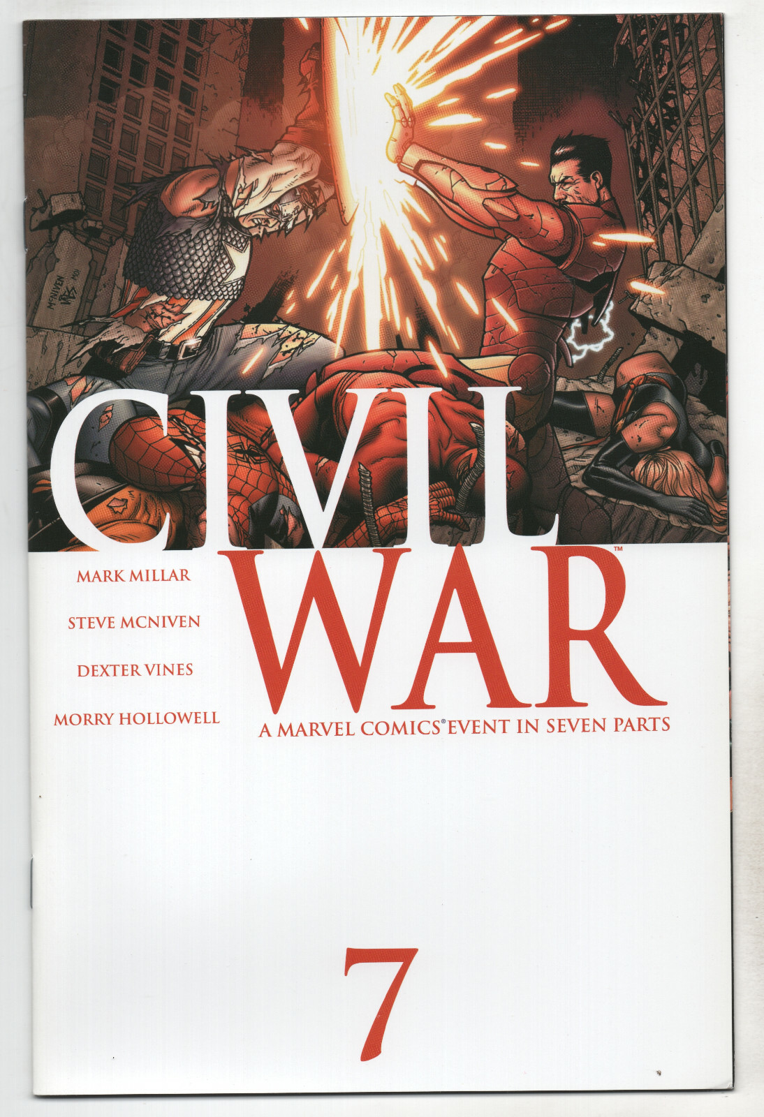 Civil War 7 A Marvel 2006 NM- Mark Millar Steve McNiven Captain America Civil War 7 A Marvel 2006 NM- Mark Millar Steve McNiven Captain America