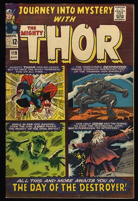 Journey Into Mystery #119 VF- 7.5 1st Hogun Fandrall and Volstagg! Marvel 1965