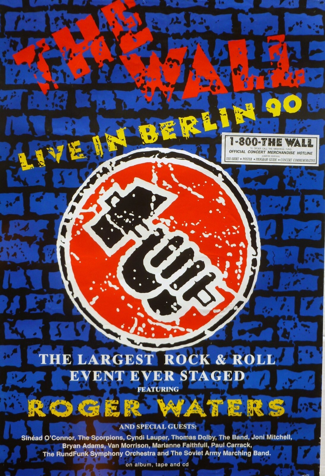 Roger Waters The Wall Live サイン入りポスターとパス $_57.JPG?set_id=880000500F