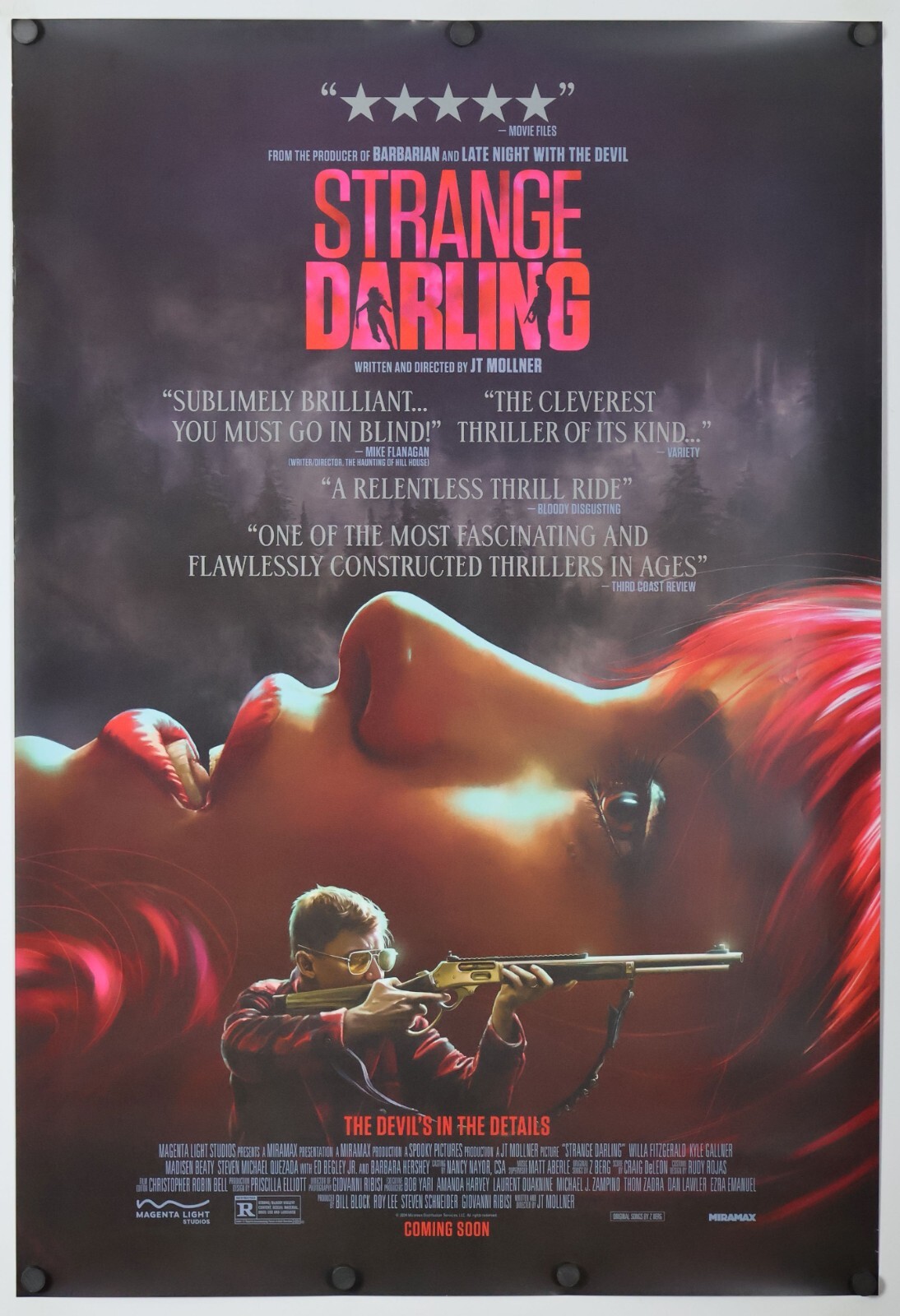 Strange Darling - original DS movie poster - 27x40 D/S 2024