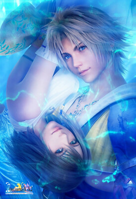 Final Fantasy X X-2 HD Remaster Yuna Tidus Poster Art High Quality Print 11x17