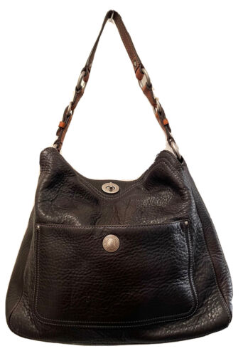 VINTAGE COACH CHELSEA SHOULDER HOBO BAG BROWN PEBBLE LEATHER VINTAGE COACH CHELSEA SHOULDER HOBO BAG BROWN PEBBLE LEATHER