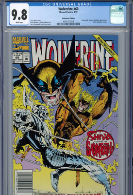Wolverine #60 (1992) Marvel CGC 9.8 White Newsstand Edition