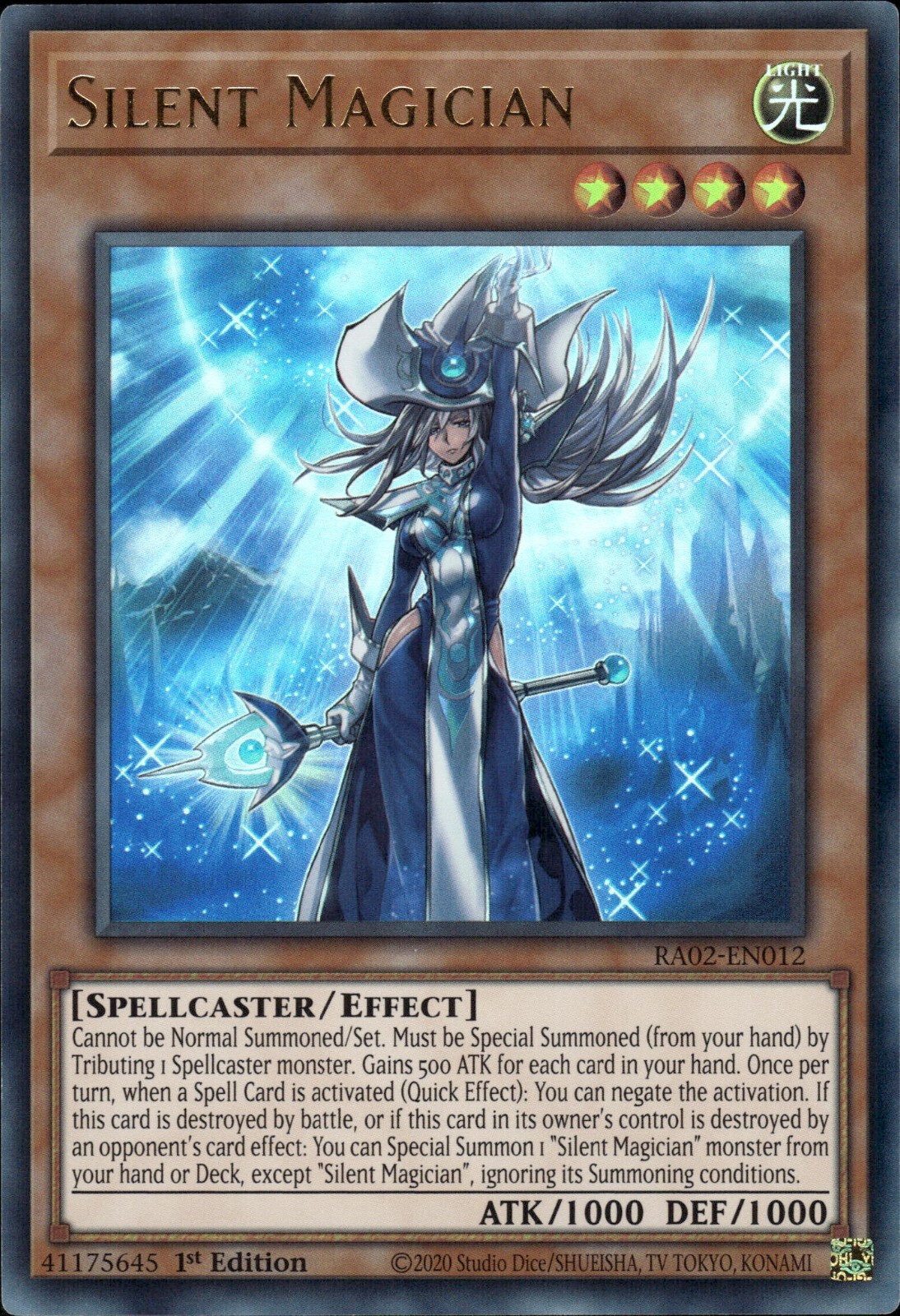 Silent Magician - Ultra Rare 1st Edition RA02-EN012 - NM