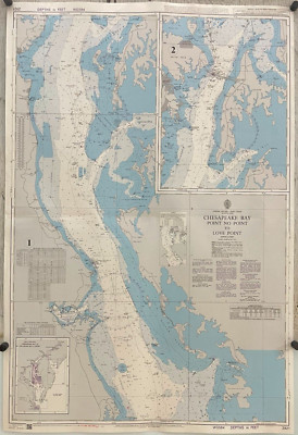 Carte Nautique Admiralty 2921 De Chesapeake Bay Point No Point À Love Point