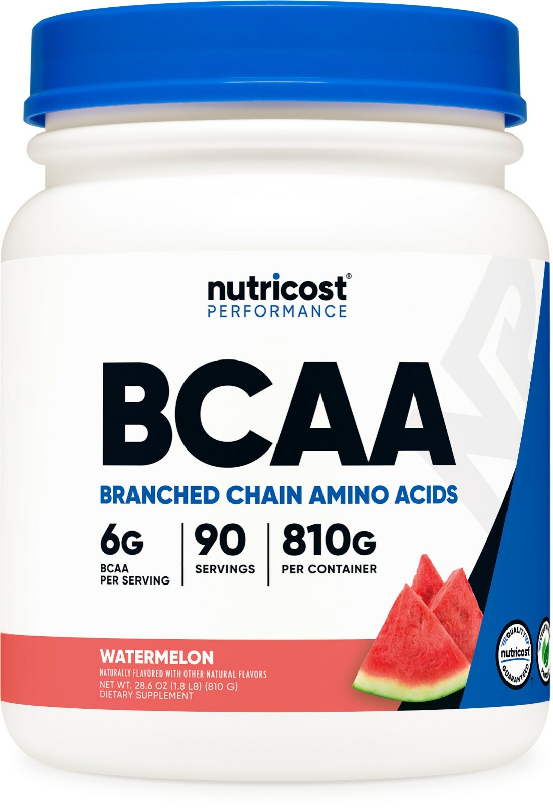 Nutricost BCAA порошок (арбуз) 90 порций - 6000 мг на порцию