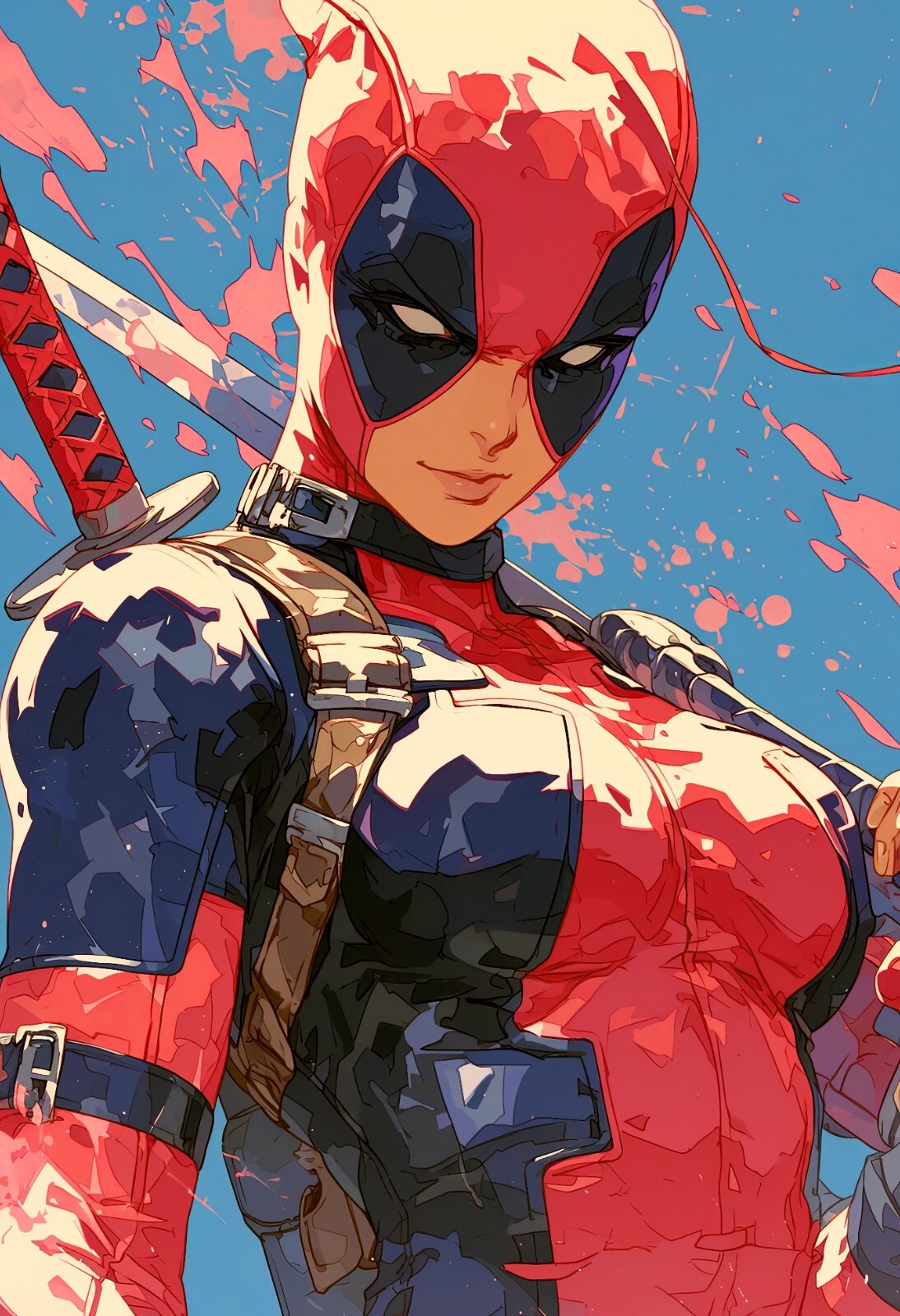 アメコミ LADY DEADPOOL LIMITED EDITION Marvel Comics ~ LADY DEADPOOL BISHOUJO STATUE ~ X-Men