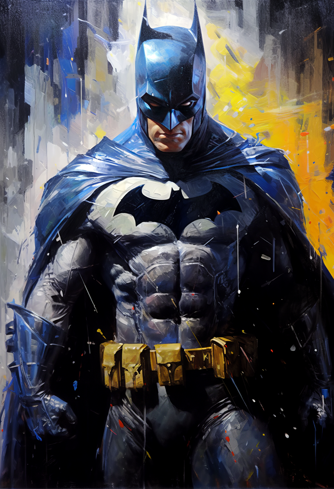 "Batman 2" 13" x 19" Fine Art Print Limited to Only 20 Hand-Numbered Copies