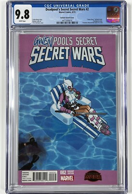 DEADPOOL'S SECRET SECRET WARS #2 CGC 9.8 - 2015 - BACHALO VARIANT - 1ST GWENPOOL