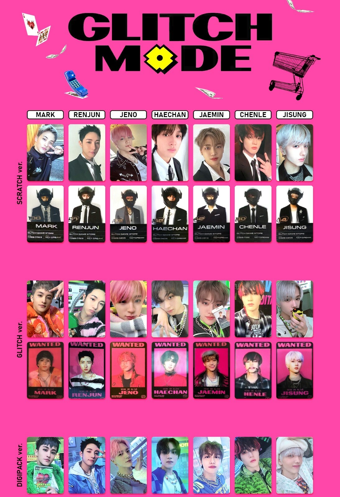 nct dream GlitchMode ポップアップストア アクスタ チョンロ