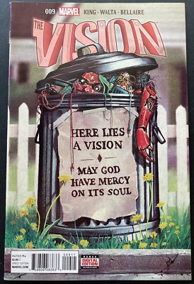 Vision #9 NM- Mike Del Mundo Cover 2016 Scarlet Witch Marvel Comics