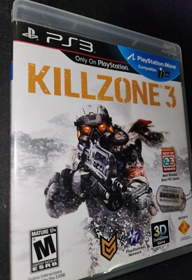 KILLZONE 3 PS3 Game Playstation 3 Fun Shooting Game Fast Free Shipping