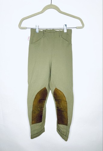 VTG The Tailored Sportsman Green Riding Habits Pants Made in USA Sz 22W X 22”L