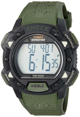 timex men's expedition shock resistant adventure tech digital compass watch 49612
