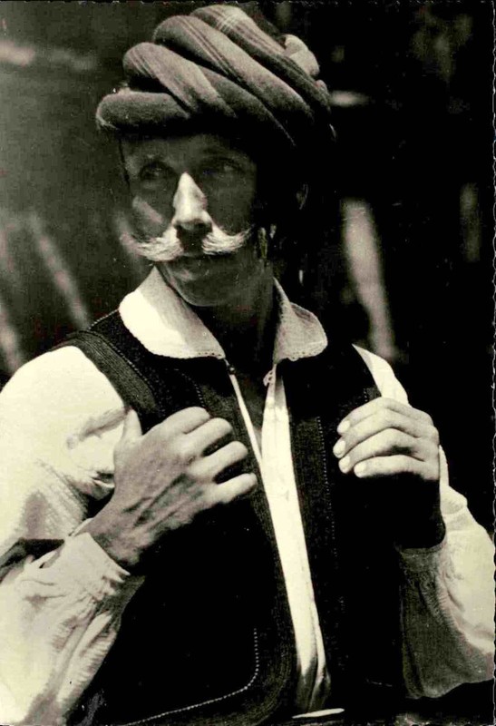 Narodna Nosnja Bosna Hercegovina Costumes Nationaux Tracht Postcard~1950/60