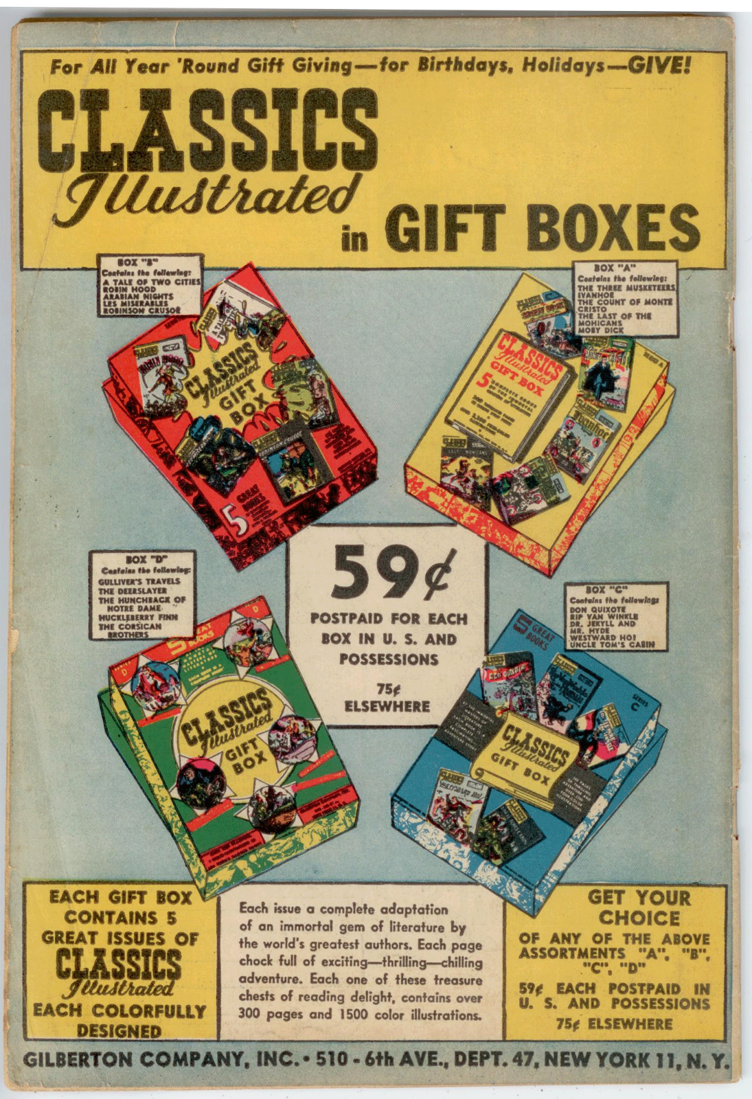 Classics Illustrated #41 ORIGINAL EDITION (1947) Twenty Years After  VG 4.0