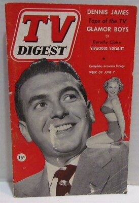 TV Digest 1952 Dennis James, Ed McMahon, Howdy Doody, Philadelphia edition