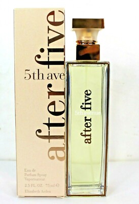 5TH AVE AFTER FIVE 75ml 2.5FL. Oz BY ELIZABETH ARDEN NEW IN BOX 