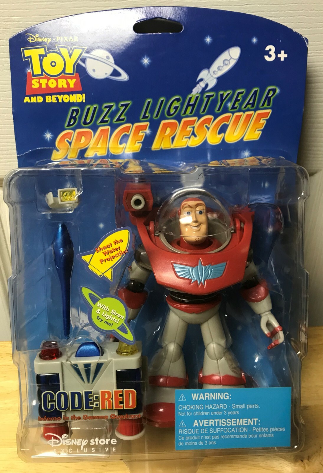 その他 Toy Story 2 Action Figure Rescue Buzz 1999 Toy Story 2 Zipline Rescue Buzz Lightyear Silver