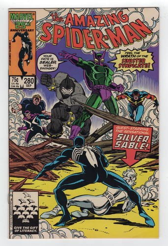 1986 MARVEL AMAZING SPIDER-MAN #280 1ST SINISTER SYNDICATE